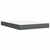 VIDAXL boxspring postelja z vzmetnico (140x200cm, blago), temno siva