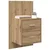 Wall-mounted noćni ormarić s ladicama 2 pcs Umjetnički hrast