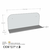 HANAH HOME Zidna polica Long Pouch Black