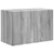 TV zidni ormar Siva Sonoma 59,5 x 31 x 40 cm Konstruirano drvo
