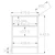 Hanah Home Noćni stočić Rb-168-03, 45x64x40 cm, Beli