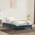 Vidaxl posteljni okvir brez vzmetnice temno modra 80x210 cm žamet