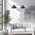 Luster na sajli CAPITAL 2xGX53/15W/230V plava