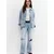 Pull&Bear Prehodna jakna moder denim