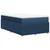 vidaXL vidaXL Box spring postelja z vzmetnico modra 120x190 cm blago, (21309029)