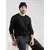 JACK & JONES Muški džemper JJEEMIL KNIT CREW NECK NOOS crni