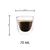 TERMO KOZARCI 70 ML ZA ESPRESSO KAVO, KOMPLET 2 DVOJNIH