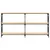 Konzolni stol boja hrasta 156x28x80,5 cm konstruirano drvo