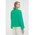 Lanena bluza Marc OPolo zelena barva
