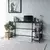 Hanah home Radni sto 130x75x60cm Crno-Sivi
