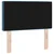 Vidaxl LED vzglavnik s kristalnimi gumbi, temno modra, 80 cm, pliš