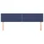 Vidaxl Posteljno vzglavje modra 200x5x78/88 cm blago