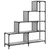 Regal za knjige s 4 razine boja hrasta 139x33,5x149 cm drveni