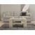 Hanah Home Klub sto Iris, 80x40x50 cm, Krem