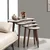 Hanah Home Set klub stolova Moon, 4 komada, Bela