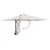 Vrtni suncobran S LED lampica Pijesak 248,5 x 247,5 x 160 cm