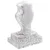 Držači za knjige 2 pcs Srebrno 12 x 9 x 19 cm Aluminij