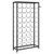 Stalak za vino za 45 boca crni 54 x 18 x 100 cm kovano željezo