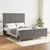 Vidaxl Posteljni okvir brez vzmetnice temno siv 140x190 cm blago