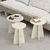 Hanah Home set od 3 umetnutih stočića Mantar 18701, 40,35,30 cm, travertin