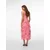 VERO MODA Obleka VMSMILLA  marelica / roza / roza