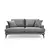 Atelier del Sofa Dvosed Papira Sivi