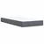 vidaXL Postelja boxspring z vzmetnico Temno siva 80 x 200 cm Žamet