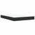 vidaXL Box spring posteljni z vzmetnico črn 140x190 cm žamet