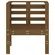 Vidaxl Vrtni stol 2 kosa medeno rjava 61,5x53x71 cm trdna borovina
