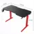 Gaming sto Nanobit NB503 RGB 140cm Ferrari Red