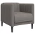 3-dijelni set sofa smeđesivi od tkanine