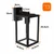 Spoljašnja zidna lampa 1xE27/40W/230V IP54 crna