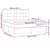 Vidaxl Box spring postelja z vzmetnico LED krem 180x200 cm blago