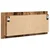 LED Ogledalo s Ormarom s policom Staro drvo 100 x 12 x 45 cm