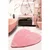 Heart - Pink Pink Acrylic Bathmat