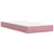 Vidaxl Box spring postelja z vzmetnico roza 90x200 cm žamet