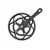 Srednji pogon True Wheel 34/50T aluminijumski crni