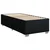 Vidaxl Box spring postelja z vzmetnico črna 90x200 cm blago