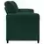 Sofa za dvije osobe Tamnozelena 138 x 83 x 95 cm Baršun