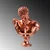 Atelier Del Sofa Dekorativna figura Yak-042, 34x50x24 cm