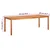 Vrtni stol od masivnog bagremovog drva 215 x 90 x 74 cm