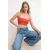 Trendyol Milla Ženska majica TWOSS26AL00044, Crvena
