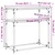 Konzolni stol crni 75 x 35,5 x 75 cm od konstruiranog drva