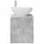 Umivaonik s policom Betonska siva 49,5 x 44,5 x 65 cm