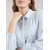 COMMA Bluza svetlo modra/bela