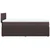 vidaXL vidaXL Box spring postelja z vzmetnico temno rjava 80x200 cm blago, (21304786)
