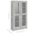 Vitrina siva boja betona 82,5 x 30,5 x 150 cm konstruirano drvo
