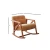 Atelier del Sofa Fotelja Nini Sallanan 85x67x75cm Žuta