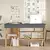 Hanah Home CT5 AA Radni sto 129x72x120cm, Sivi