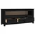 TV ormarić crni 114 x 35 x 52 cm od masivne borovine